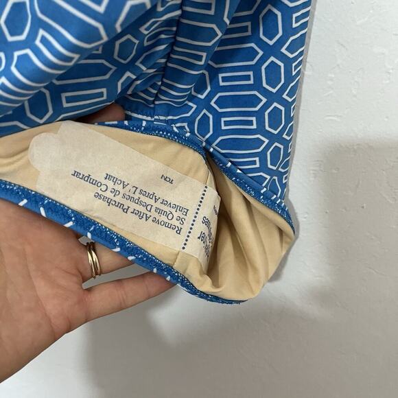 Talbots x Cabana Life Embroidered One Piece Swimsuit Small Tropical Beach UPF 50 - Picture 9 of 9